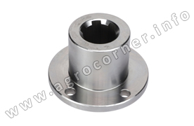 Coupler Rear Flange, Front Drive