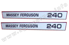 Emblem Kit, MF 240
