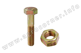 Bolt, C/W Pinion Trough